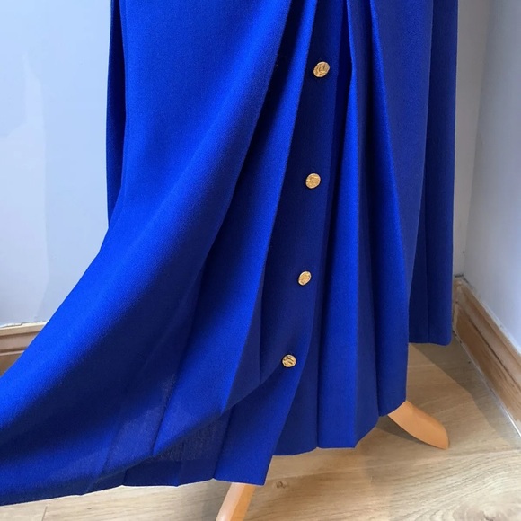 Vintage Jacques Vert cobalt blue suit fits uk 8 - Picture 5 of 9